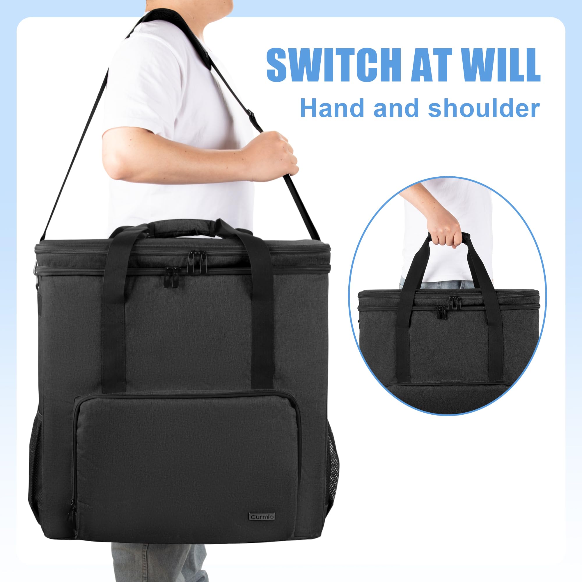 Amazon.co.jp: CURMIO 2層キャリーケース コンピュータータワー